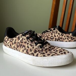 Adidas x FARM Rio Vulcraid3R Hazy Beige Leopard Women’s Skate Shoe/Sneakers